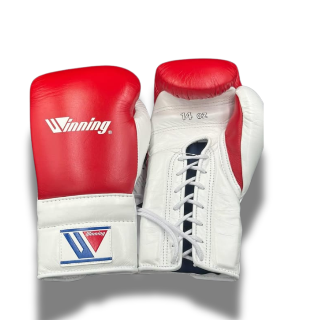Winning Boxing Gloves & WINNING BOXING SET Red White Winning Set