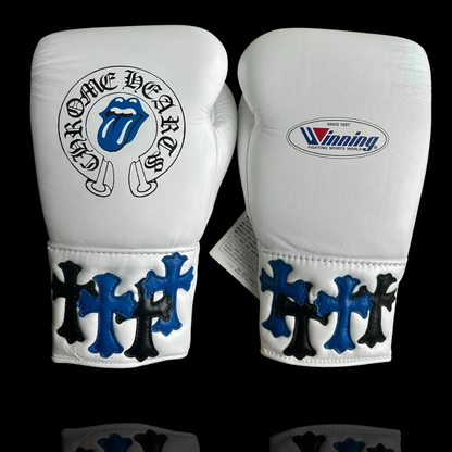 Christmas gifts Box Of WINNING boxing glove Embroidery White Navy Blue Winning Boxing Gloves (Copy)