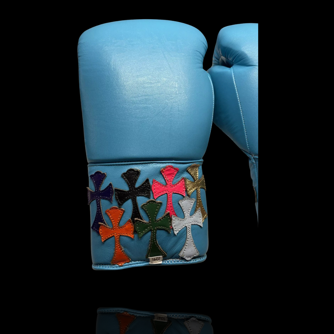 Christmas gifts Box Of WINNING boxing glove Embroidery  Blue Winning Boxing Gloves