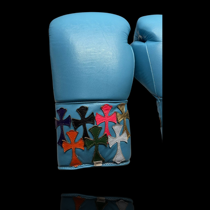 Christmas gifts Box Of WINNING boxing glove Embroidery  Blue Winning Boxing Gloves