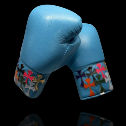 Christmas gifts Box Of WINNING boxing glove Embroidery  Blue Winning Boxing Gloves