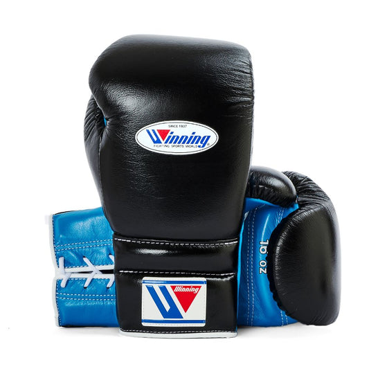 WINNING BOXING CUSTOM CM-65 PUNCH MITTS - NAVY BLUE gymstero