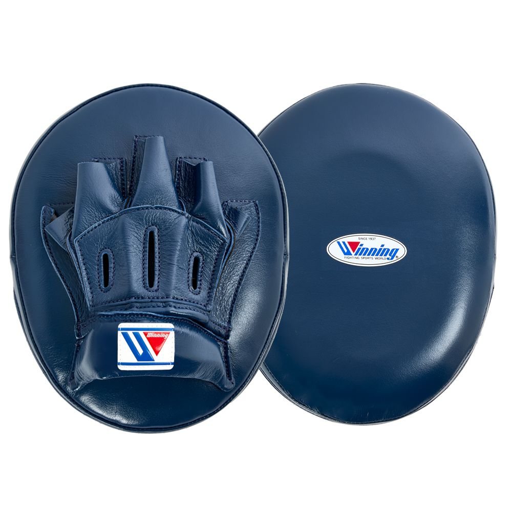 WINNING BOXING CUSTOM CM-65 PUNCH MITTS - NAVY BLUE gymstero