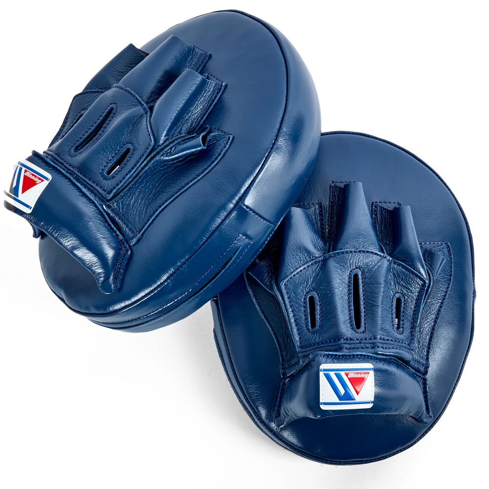 WINNING BOXING CUSTOM CM-65 PUNCH MITTS - NAVY BLUE gymstero