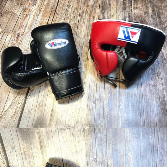 Winning Boxing Gloves ,Yellow white WINNING BOXING SET (Copy) gymstero