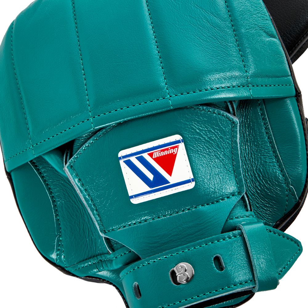 WINNING  BOXING SENDAI CUSTOM PUNCH MITTS - MINT GREEN BLACK gymstero