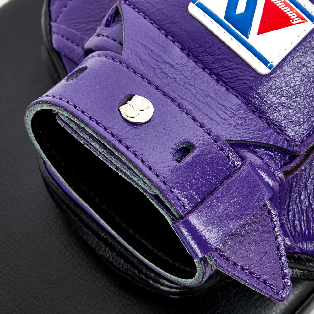 WINNING  BOXING SENDAI CUSTOM PUNCH MITTS - PURPLE BLACK gymstero